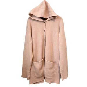 Peruvian Connection 100% Alpaca Made in Peru Long Sleeve Sweater Cardigan in L